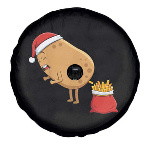 Funny French Fries Christmas Spare Tire Cover Potato Food Eaters TS14 Print Your Wear
