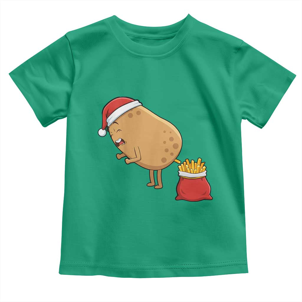 Funny French Fries Christmas Toddler T Shirt Potato Food Eaters TS14 Irish Green Print Your Wear