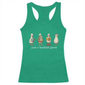 Silly Goose Book Club Racerback Tank Top Funny Bookish Book Lover TS14 Irish Green Print Your Wear