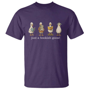 Silly Goose Book Club T Shirt Funny Bookish Book Lover TS14 Purple Print Your Wear