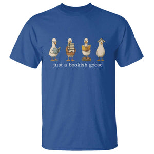 Silly Goose Book Club T Shirt Funny Bookish Book Lover TS14 Royal Blue Print Your Wear