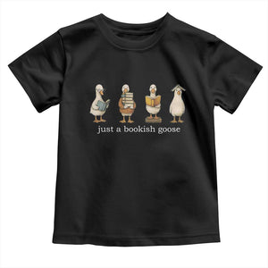 Silly Goose Book Club Toddler T Shirt Funny Bookish Book Lover TS14 Black Print Your Wear