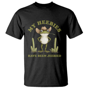 Funny Cowboy Frog Meme T Shirt My Heebies Have Been Jeebied TS14 Black Print Your Wear