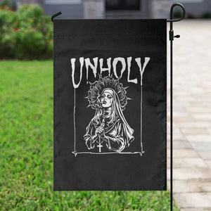 Unholy Nun Garden Flag Funny Horror Unholy Nun Satan Baphomet Gothic TS14 Print Your Wear