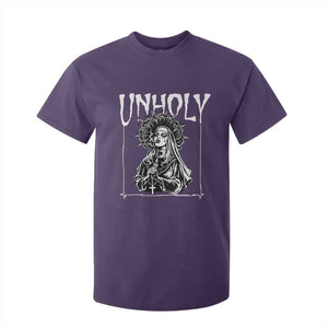 Unholy Nun T Shirt For Kid Funny Horror Unholy Nun Satan Baphomet Gothic TS14 Purple Print Your Wear