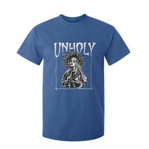 Unholy Nun T Shirt For Kid Funny Horror Unholy Nun Satan Baphomet Gothic TS14 Royal Blue Print Your Wear