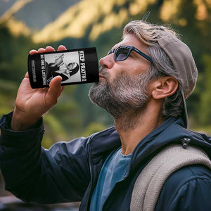 Funny Smoking Nun 4 in 1 Can Cooler Tumbler Keep Praying No One Is Listening TS14 Print Your Wear