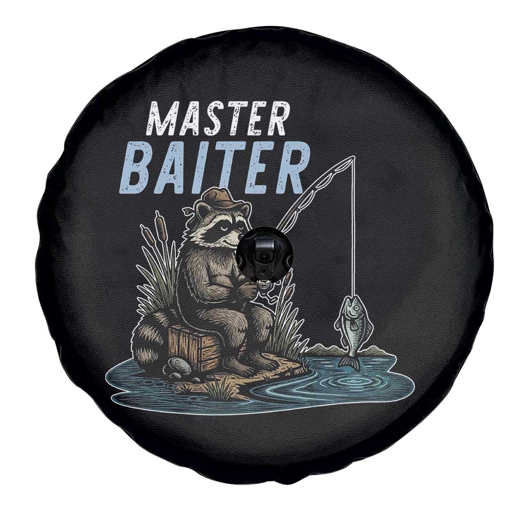 Funny Raccoon Fishing Spare Tire Cover Master Baiter Fisherman TS14 Print Your Wear