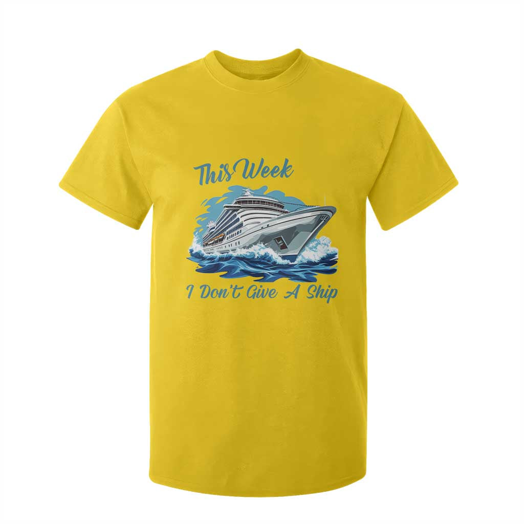 Funny Cruise Vacation T Shirt For Kid This Week I Do Not Give A Ship TS14 Daisy Print Your Wear