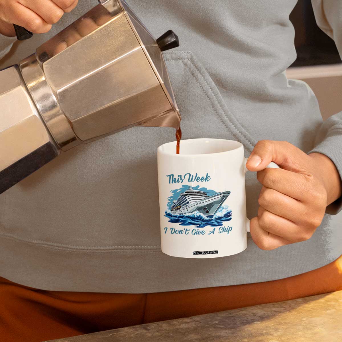 Funny Cruise Vacation Coffee Mug This Week I Do Not Give A Ship TS14 Print Your Wear