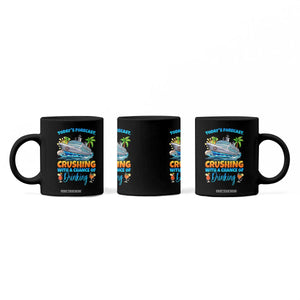 Funny Cruise Vacation Trip Drinking Coffee Mug Today Is Forecast Cruising With A Chance Of Drinking TS14 Print Your Wear