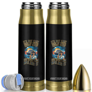 Funny Cruise Bullet Tumbler It Is Not Easy Being My Wife's Cruise Candy TS14 Black Print Your Wear