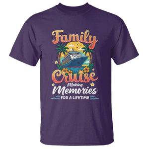 Family Cruise Making Memories For A Life Time T Shirt Funny Cruise Vacation Trip TS14 Purple Print Your Wear