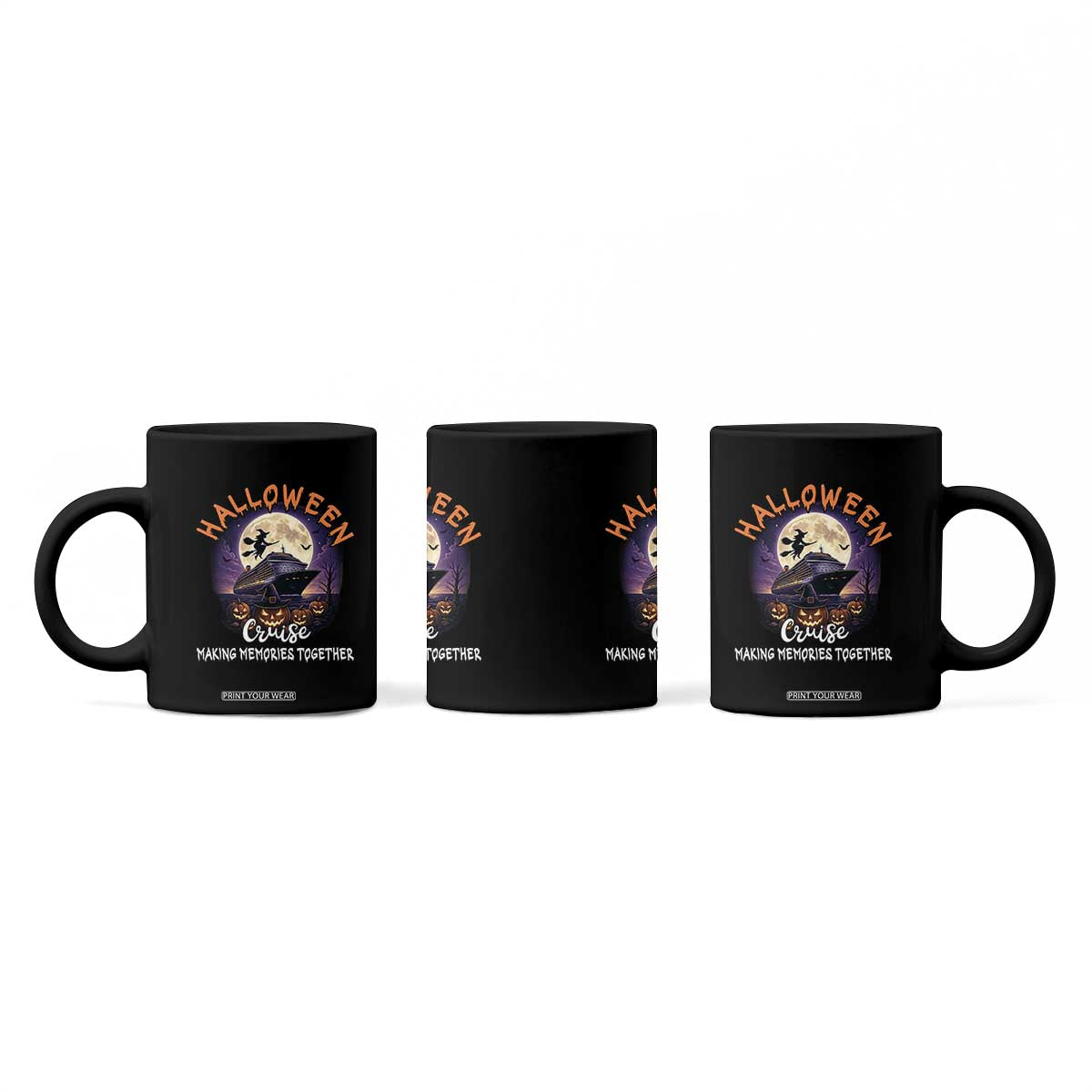 Funny Cruise Halloween Coffee Mug Making Memories Together TS14 Print Your Wear
