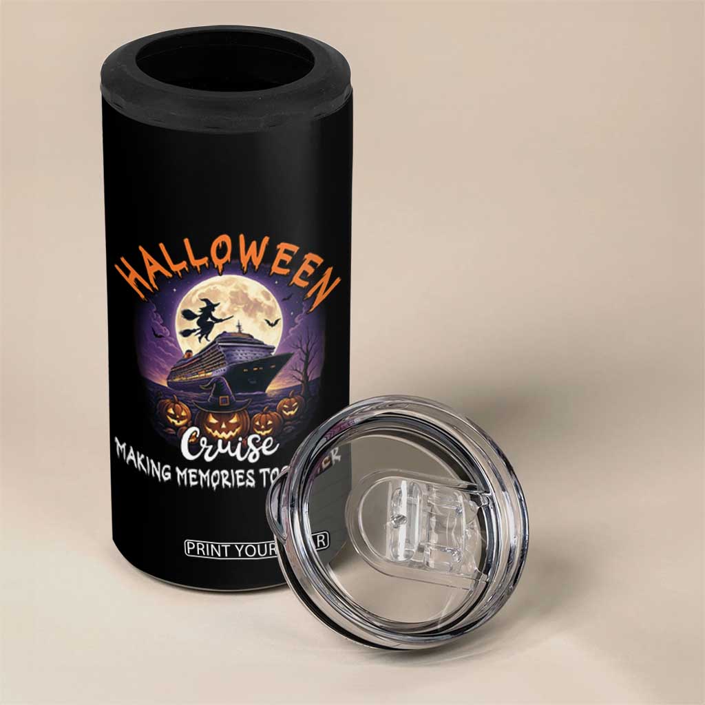 Funny Cruise Halloween 4 in 1 Can Cooler Tumbler Making Memories Together TS14 Print Your Wear