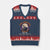 Funny Cruise Halloween V-Neck Knit Sweater Vest Making Memories Together TS14 Navy Red Print Your Wear
