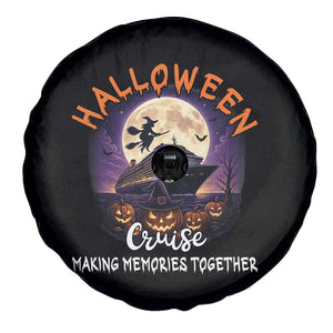 Funny Cruise Halloween Spare Tire Cover Making Memories Together TS14 Print Your Wear