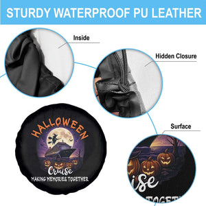 Funny Cruise Halloween Spare Tire Cover Making Memories Together TS14 Print Your Wear