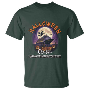 Funny Cruise Halloween T Shirt Making Memories Together TS14 Dark Forest Green Print Your Wear