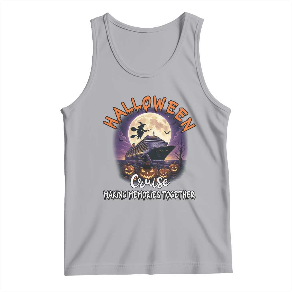 Funny Cruise Halloween Tank Top Making Memories Together TS14 Athletic Heather Print Your Wear