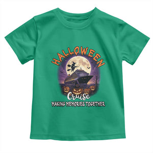 Funny Cruise Halloween Toddler T Shirt Making Memories Together TS14 Irish Green Print Your Wear