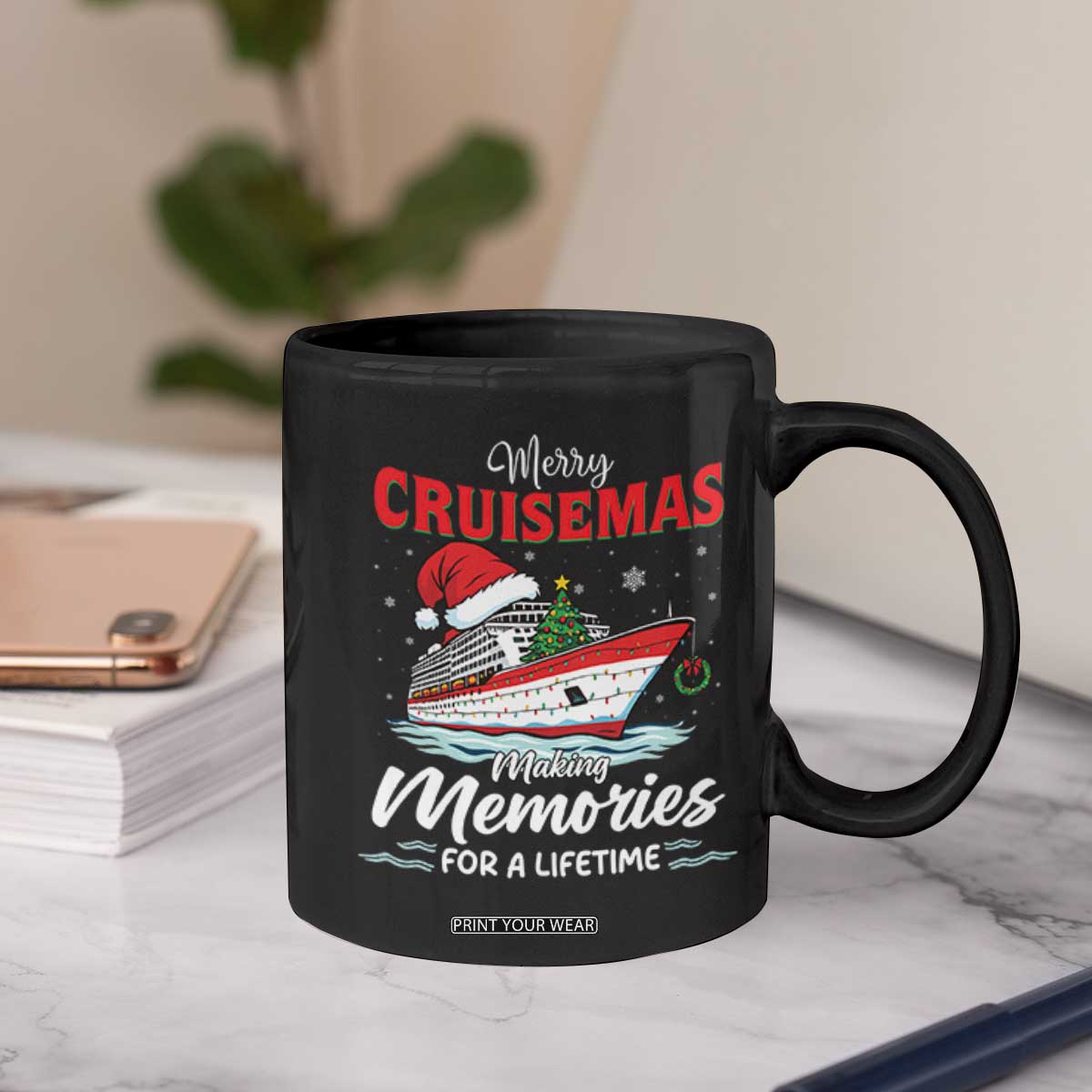 Christmas Cruise Coffee Mug Merry Cruisemas Making Memories For A Life Time TS14 Print Your Wear