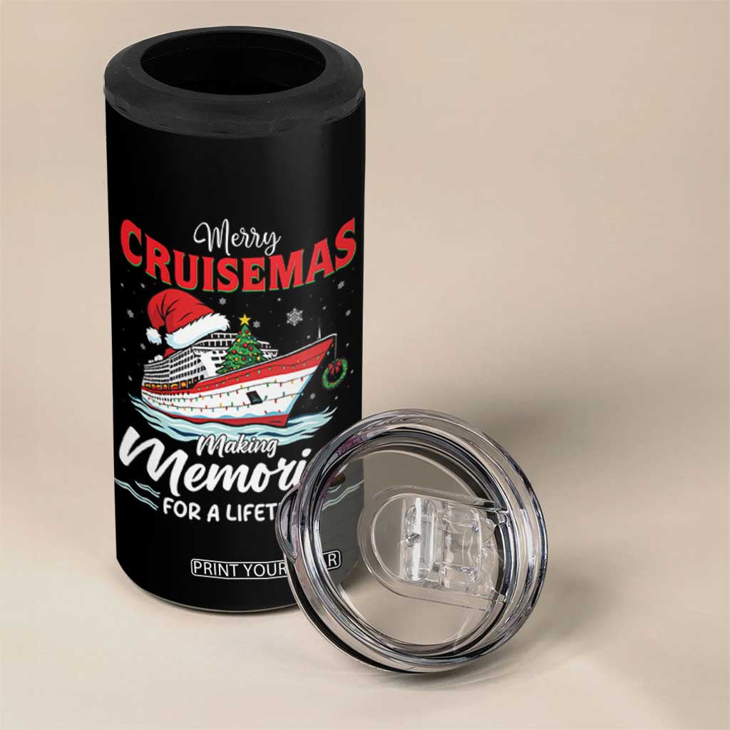 Christmas Cruise 4 in 1 Can Cooler Tumbler Merry Cruisemas Making Memories For A Life Time TS14 Print Your Wear