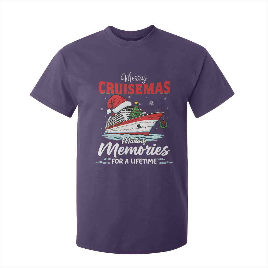 Christmas Cruise T Shirt For Kid Merry Cruisemas Making Memories For A Life Time TS14 Purple Print Your Wear
