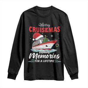 Christmas Cruise Long Sleeve Shirt Merry Cruisemas Making Memories For A Life Time TS14 Black Print Your Wear