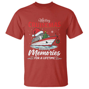 Christmas Cruise T Shirt Merry Cruisemas Making Memories For A Life Time TS14 Red Print Your Wear