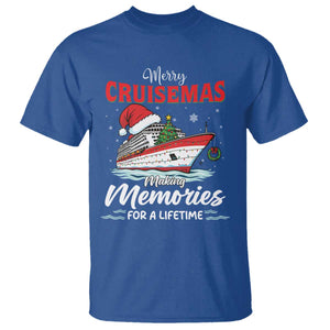 Christmas Cruise T Shirt Merry Cruisemas Making Memories For A Life Time TS14 Royal Blue Print Your Wear