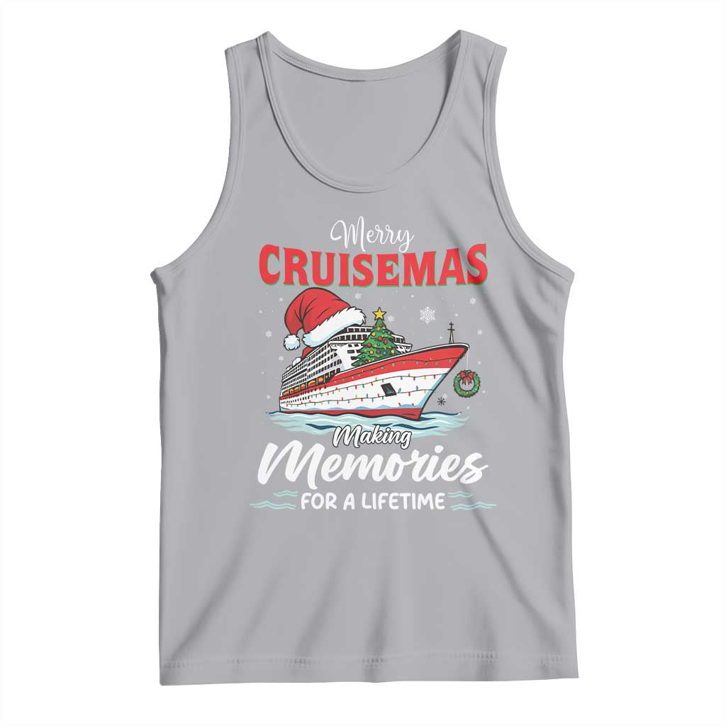 Christmas Cruise Tank Top Merry Cruisemas Making Memories For A Life Time TS14 Athletic Heather Print Your Wear