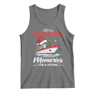 Christmas Cruise Tank Top Merry Cruisemas Making Memories For A Life Time TS14 Black Heather Print Your Wear