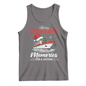 Christmas Cruise Tank Top Merry Cruisemas Making Memories For A Life Time TS14 Deep Heather Print Your Wear