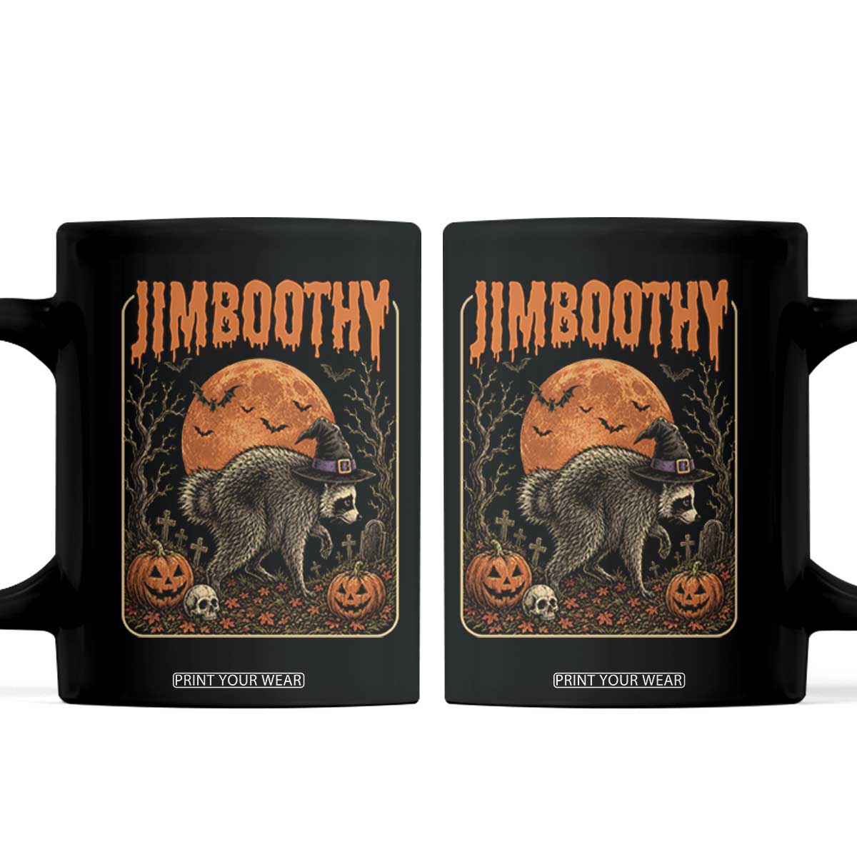 Jimothy Seattle Raccoon Halloween Coffee Mug Funny Trash Panda Meme Gift TS14 Black Print Your Wear
