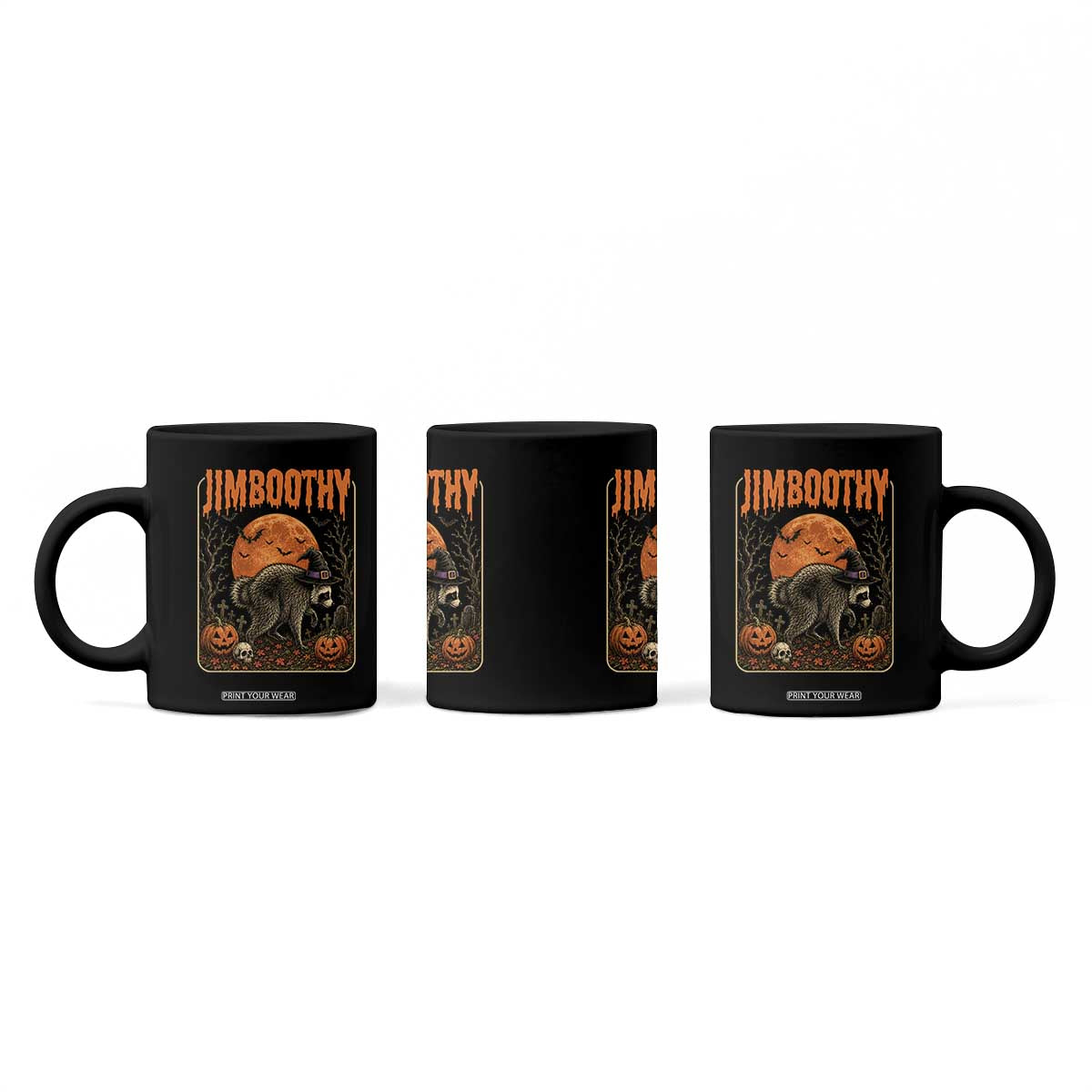 Jimothy Seattle Raccoon Halloween Coffee Mug Funny Trash Panda Meme Gift TS14 Print Your Wear