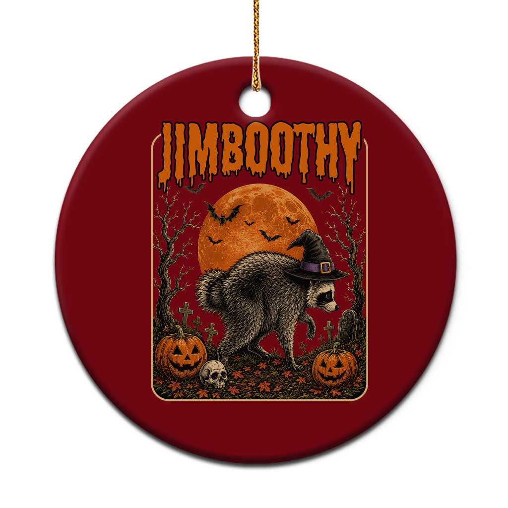 Jimothy Seattle Raccoon Halloween Ceramic Ornament Funny Trash Panda Meme Gift TS14 1pc Red Print Your Wear
