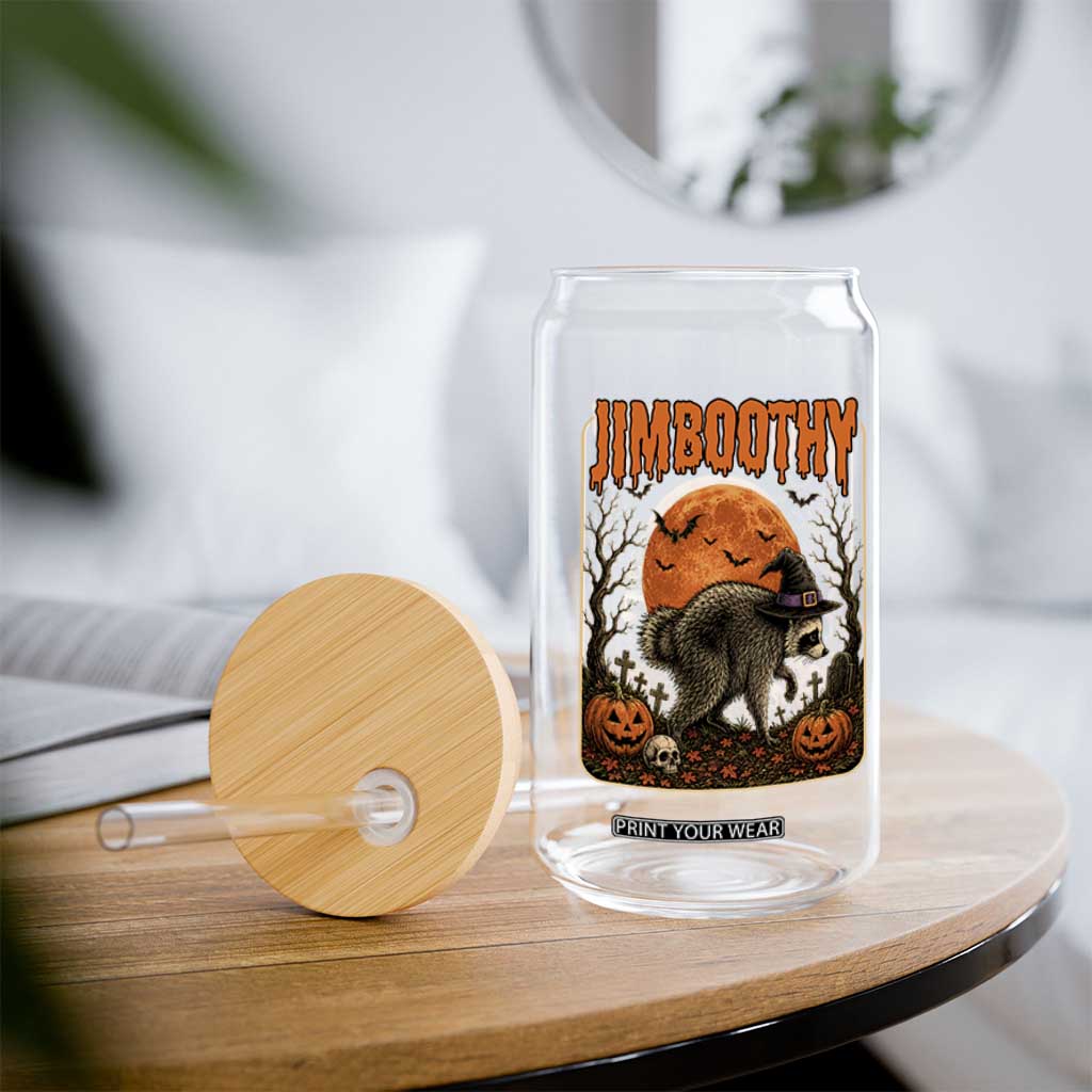Jimothy Seattle Raccoon Halloween Glass Can Funny Trash Panda Meme Gift TS14 Print Your Wear