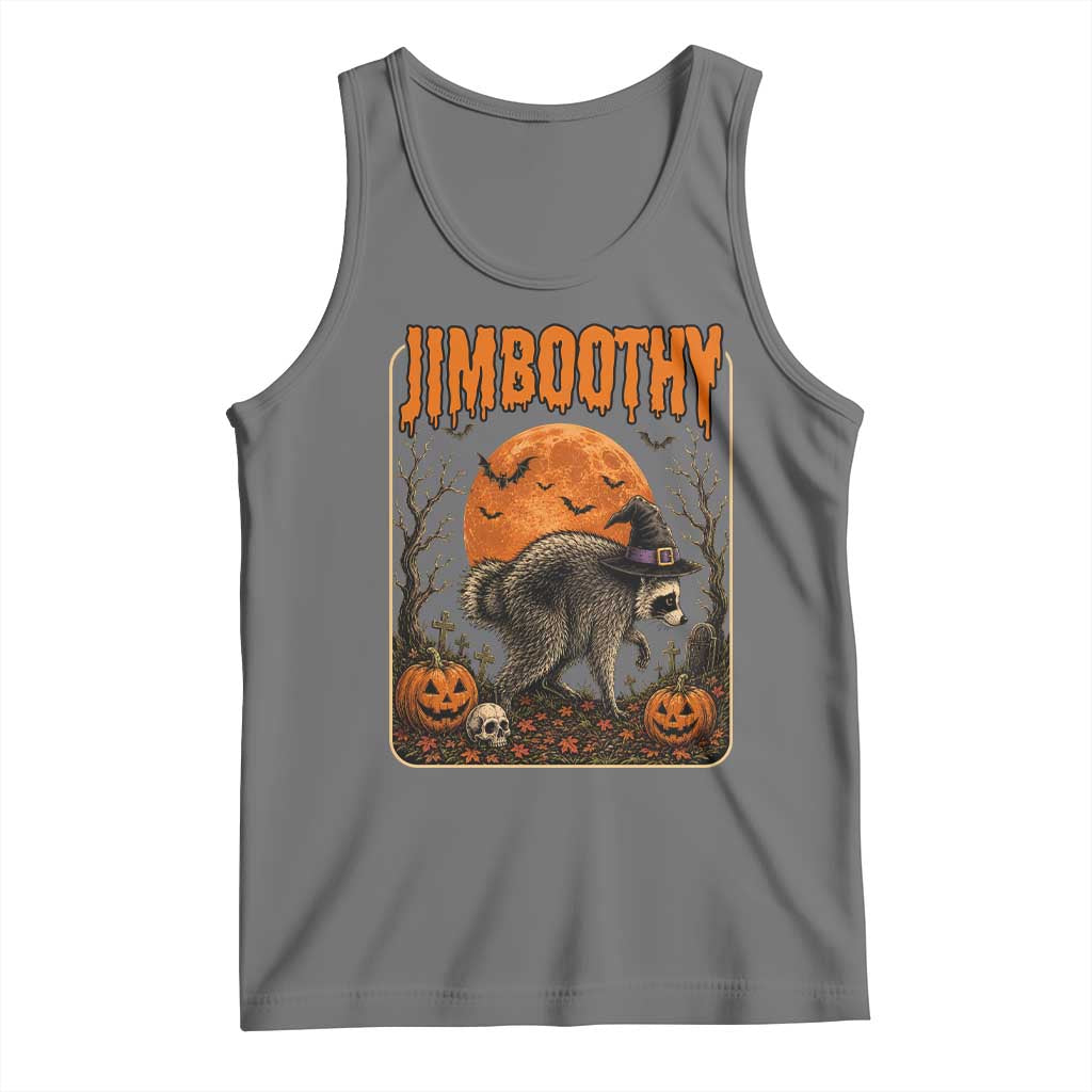 Jimothy Seattle Raccoon Halloween Tank Top Funny Trash Panda Meme Gift TS14 Black Heather Print Your Wear