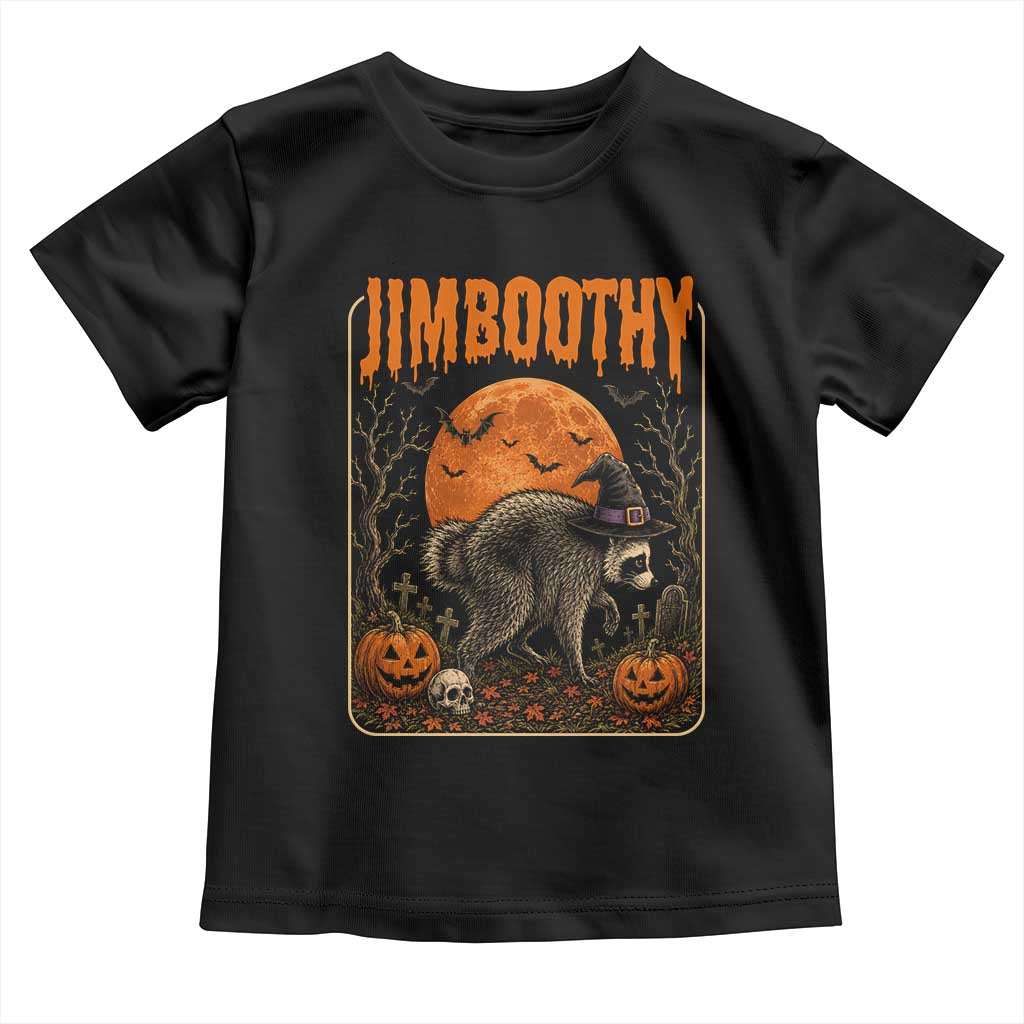 Jimothy Seattle Raccoon Halloween Toddler T Shirt Funny Trash Panda Meme Gift TS14 Black Print Your Wear
