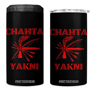 Choctaw Nation Chahta Yakni Native American 4 in 1 Can Cooler Tumbler