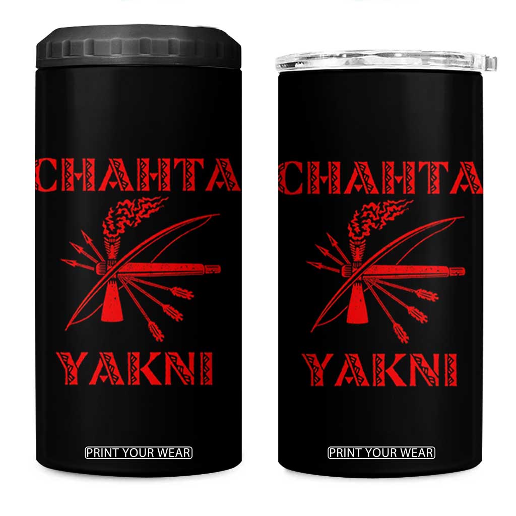 Choctaw Nation Chahta Yakni Native American 4 in 1 Can Cooler Tumbler TS14 One Size: 16 oz Black Print Your Wear