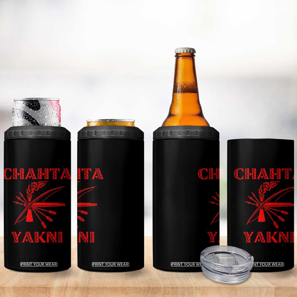 Choctaw Nation Chahta Yakni Native American 4 in 1 Can Cooler Tumbler