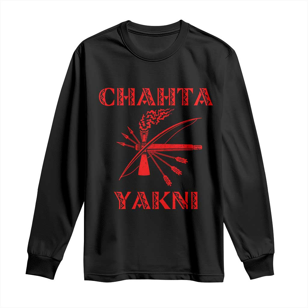 Choctaw Nation Chahta Yakni Native American Long Sleeve Shirt