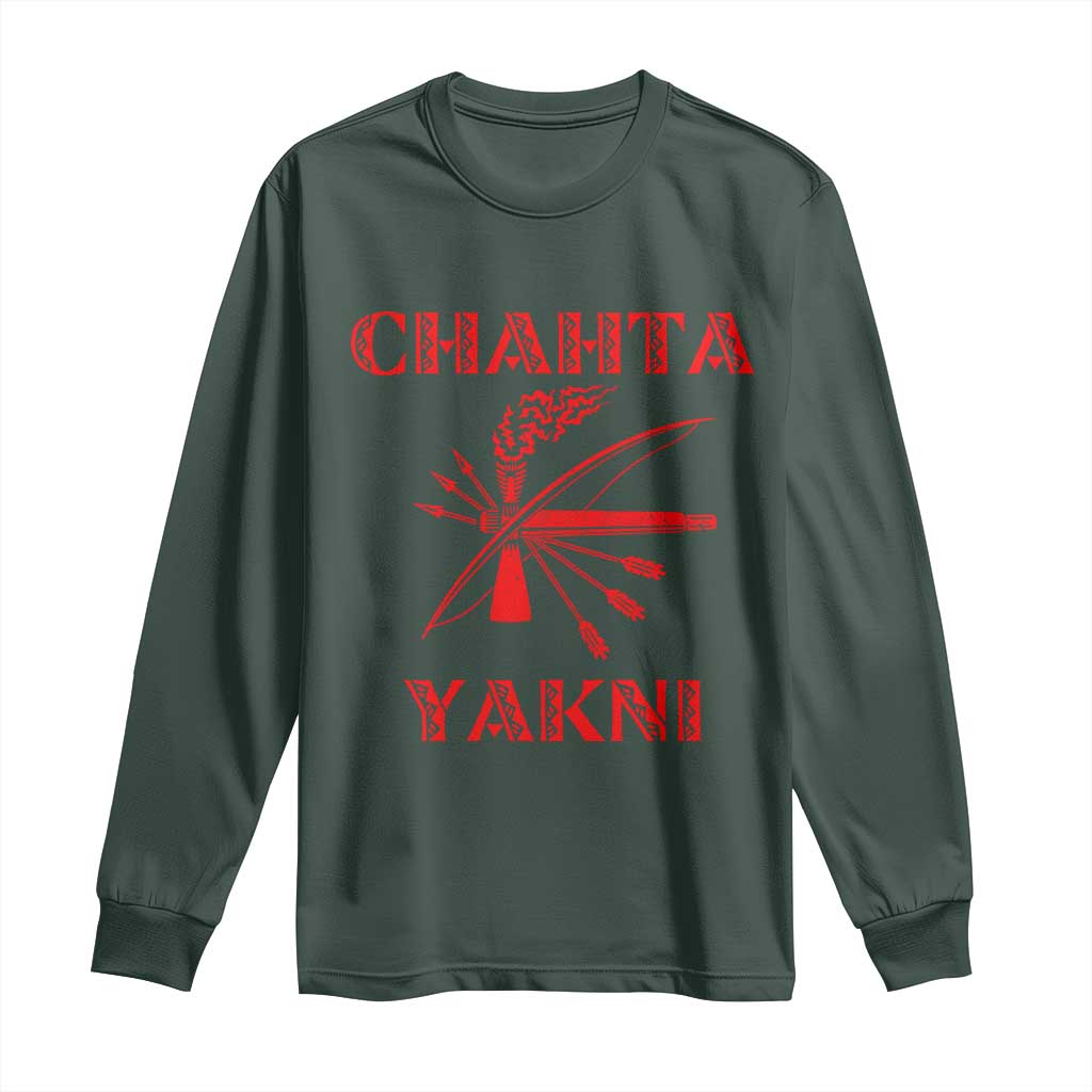 Choctaw Nation Chahta Yakni Native American Long Sleeve Shirt