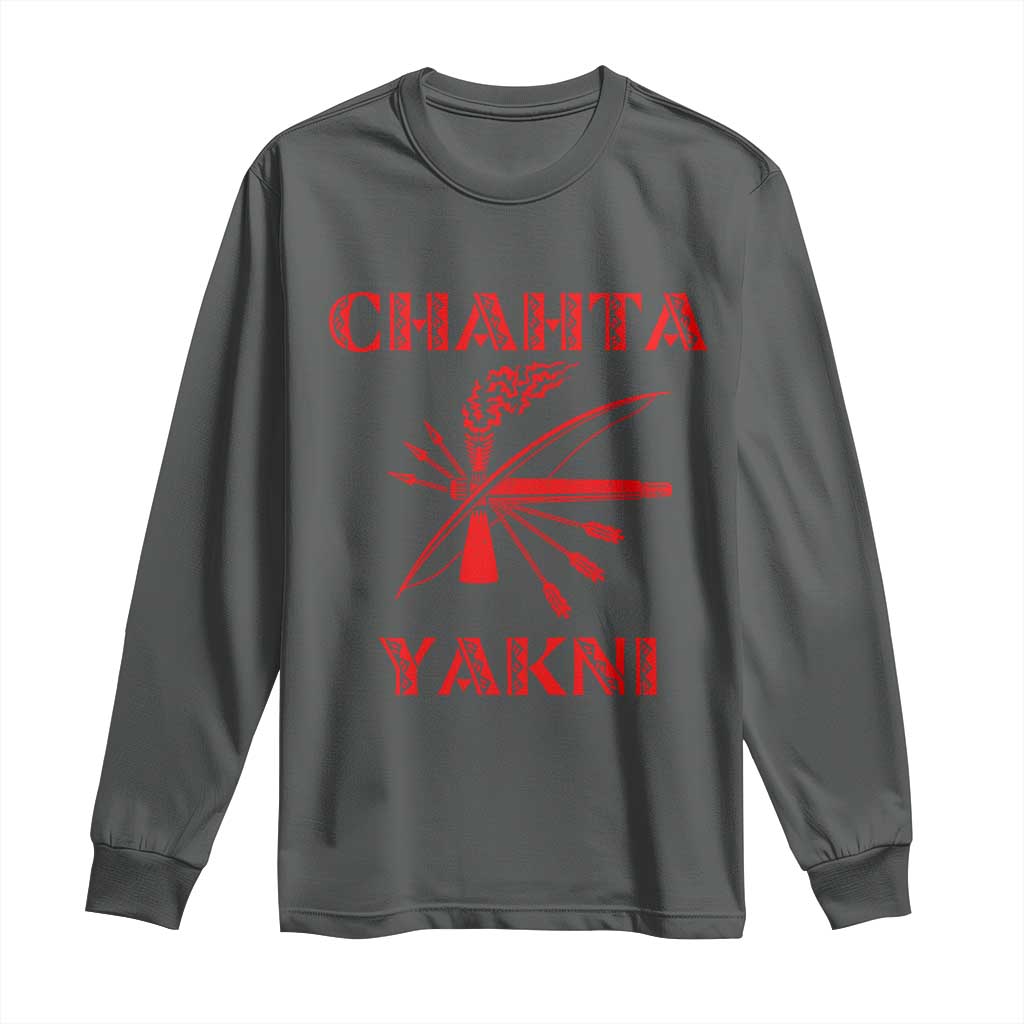 Choctaw Nation Chahta Yakni Native American Long Sleeve Shirt