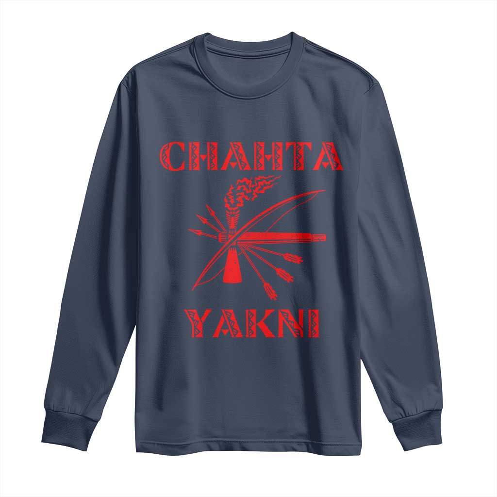 Choctaw Nation Chahta Yakni Native American Long Sleeve Shirt