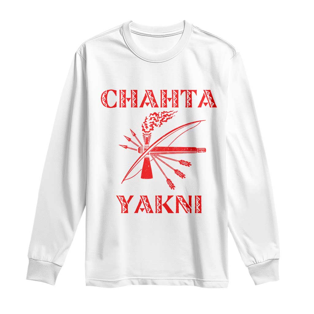 Choctaw Nation Chahta Yakni Native American Long Sleeve Shirt