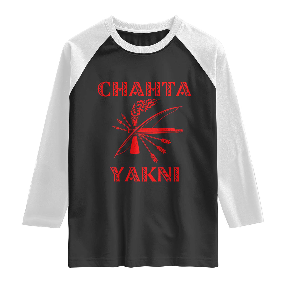 Choctaw Nation Chahta Yakni Native American Raglan Shirt