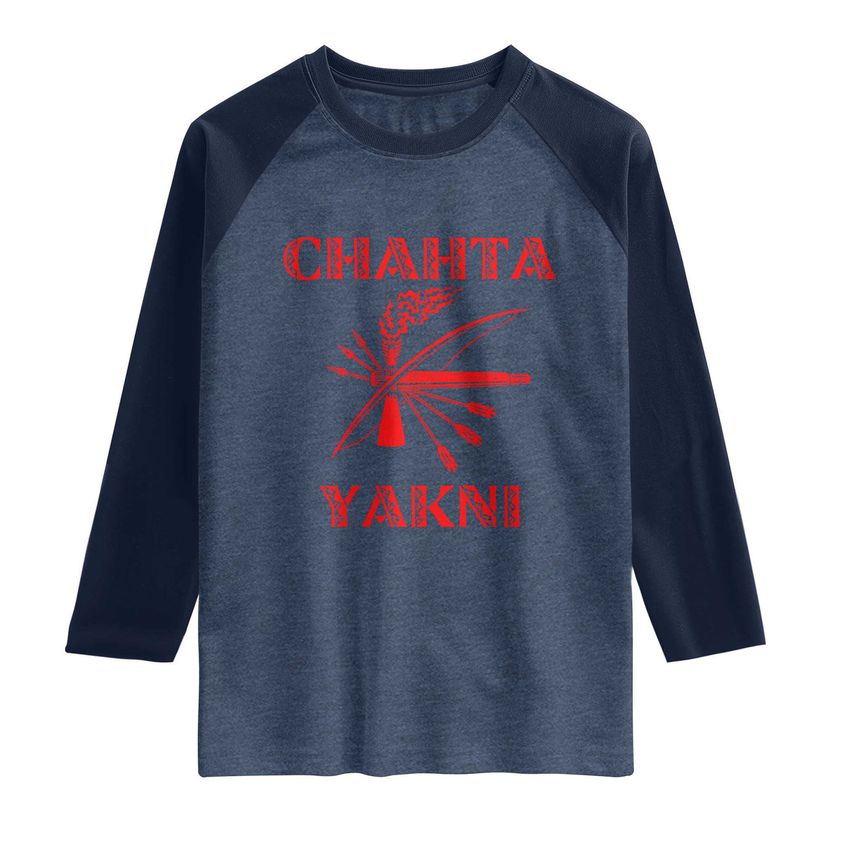 Choctaw Nation Chahta Yakni Native American Raglan Shirt